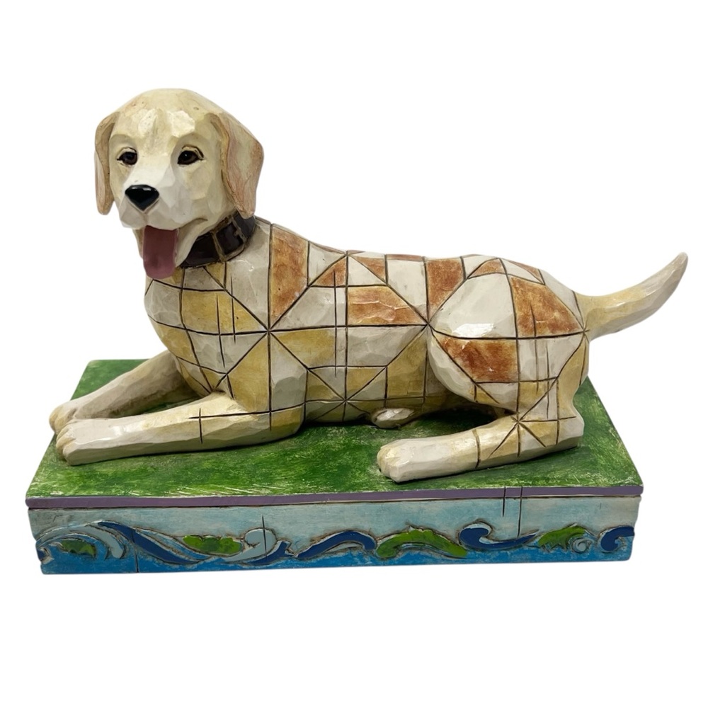 Jim Shore Lucky Labrador Figurine 2009 Heartwood Creek 4016896
